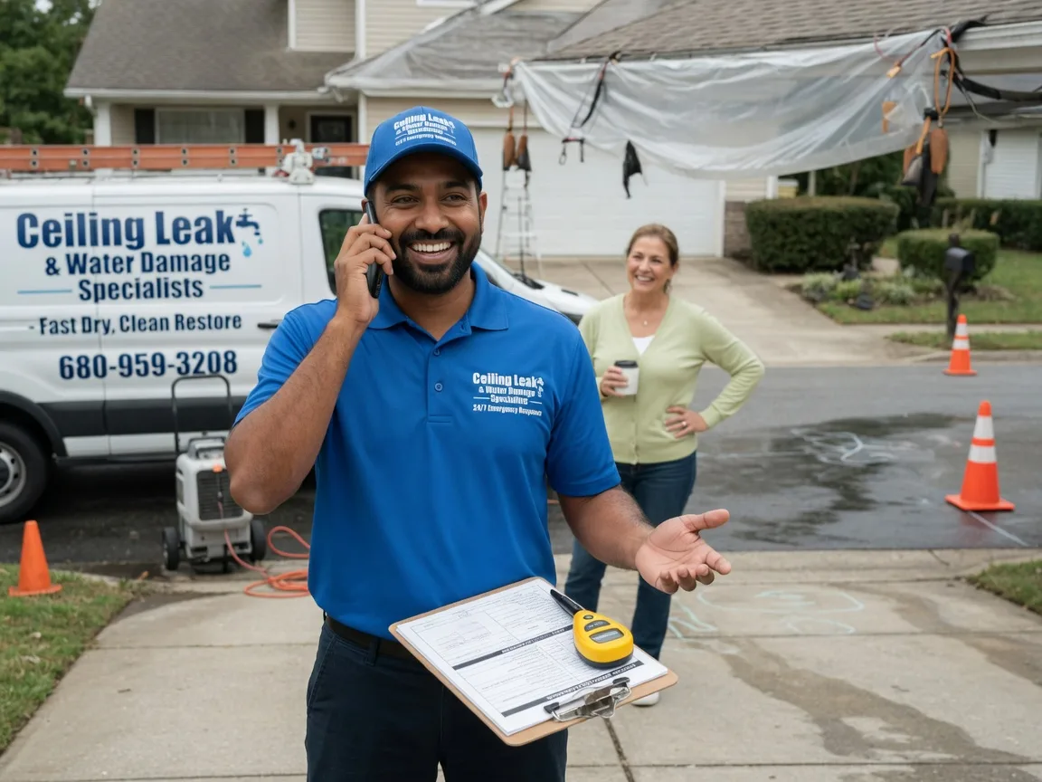 Ceiling Leak Cleanup Heber Springs, AR FAQs